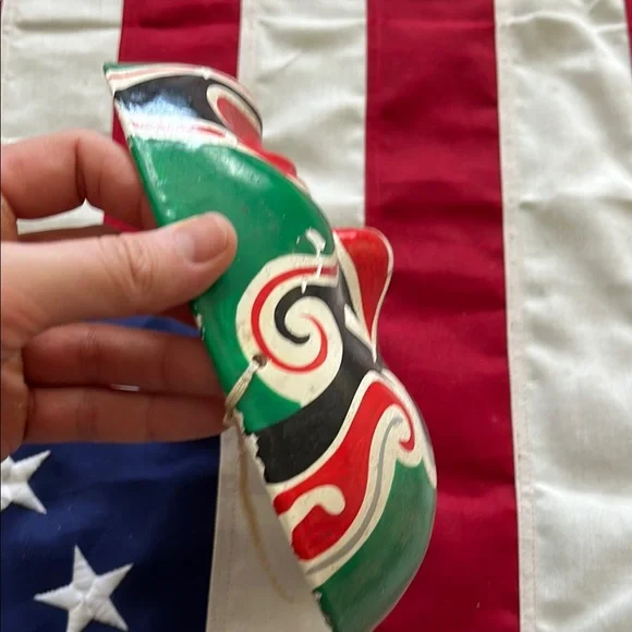 Green & red Chinese opera mask - Picture 8 of 15